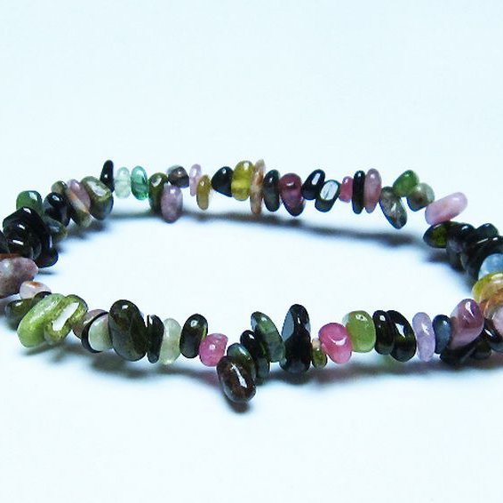 ミックスカラートルマリン ブレスレット [T429-744]