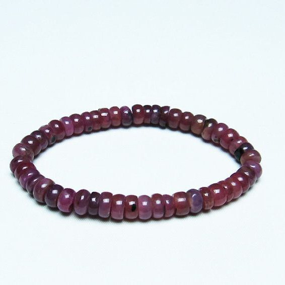 ルビー ブレスレット 8mm [T430-4604]