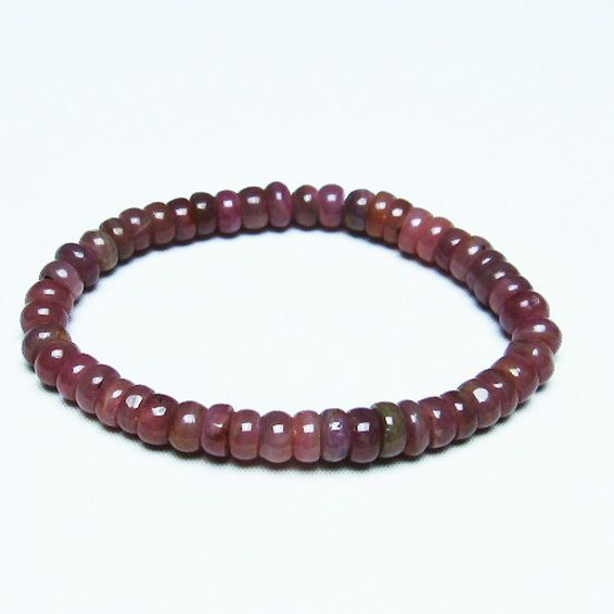 ルビー ブレスレット 7mm [T430-4631]