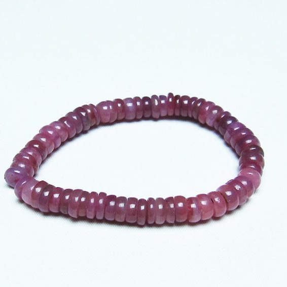 ルビー ブレスレット 7mm [T430-4656]