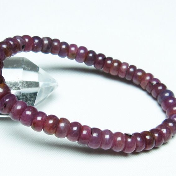 ルビー ブレスレット 7mm [T430-4777]