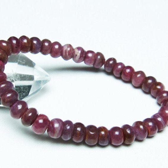 ルビー ブレスレット 8mm [T430-4785]