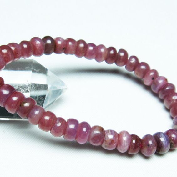 ルビー ブレスレット 7mm [T430-4819]