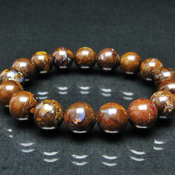 アイアンオパール  ブレスレット  12mm [T435-8134]