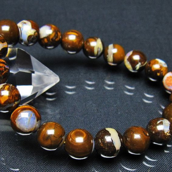 アイアンオパール  ブレスレット 10mm [t435-8148]