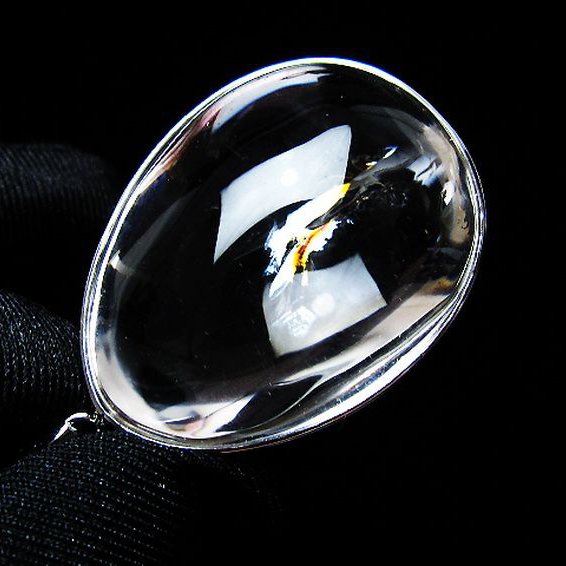 アイリスクォーツ 虹入り レインボー水晶 ペンダント [t436-3175]