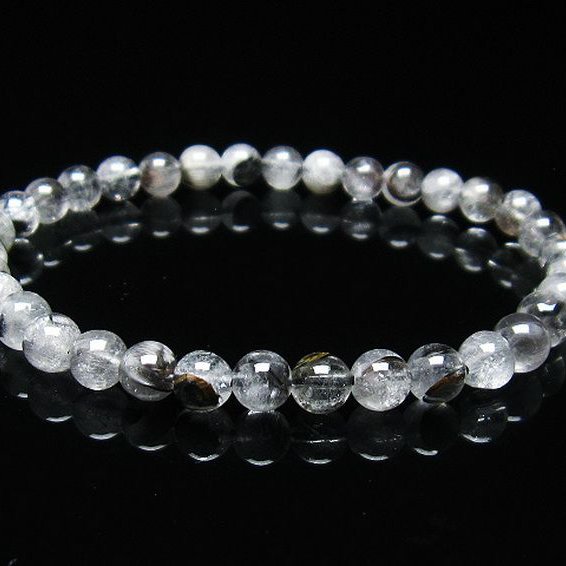 放射プラチナルチル ブレスレット 6mm [T437-2269]