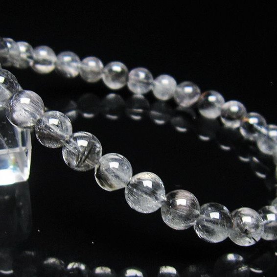 放射プラチナルチル ブレスレット 6mm [t437-2331]