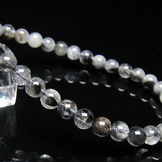 放射プラチナルチル ブレスレット 6mm [t437-2337]