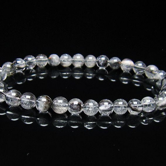 放射プラチナルチル ブレスレット 6mm [T437-2357]