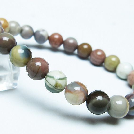 アゲート ブレスレット 8mm [T439-1490]