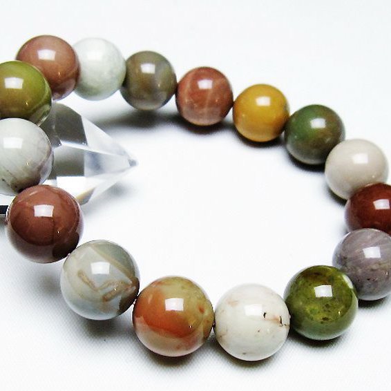 アゲート ブレスレット 14mm [T439-1602]