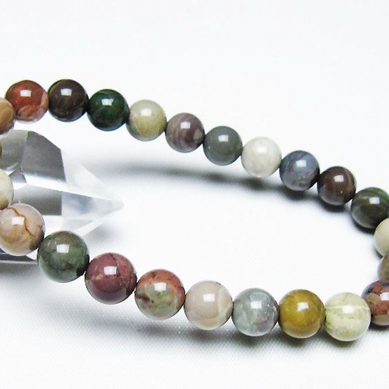 アゲート ブレスレット 8mm [T439-1667]