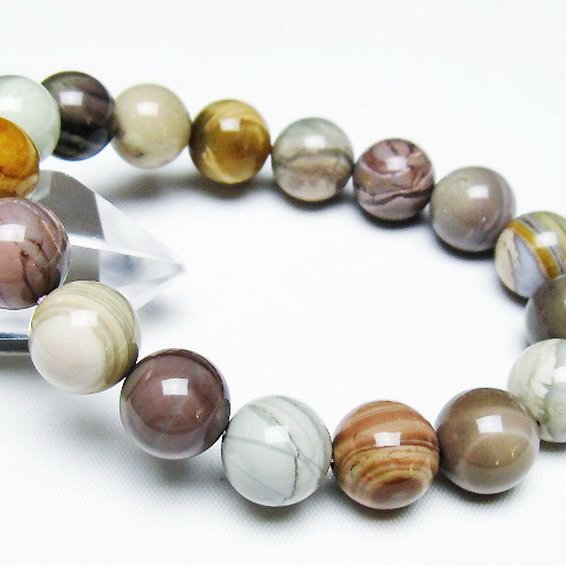 アゲート ブレスレット 12mm [T439-1678]