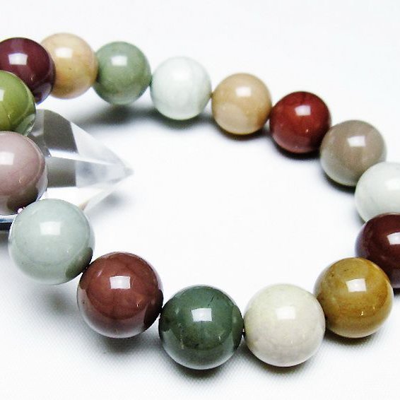 アゲート ブレスレット 14mm [t439-1689]