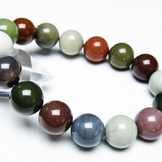 アゲート ブレスレット 14mm [T439-1692]