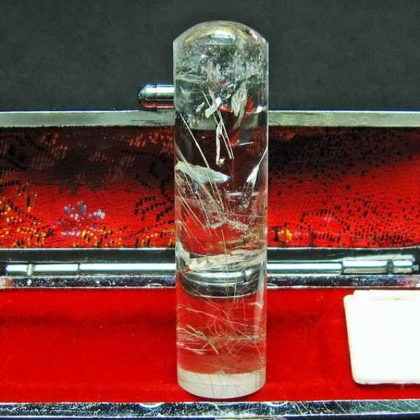 豪華プラチナルチル 印材　 15mm [T44-898]