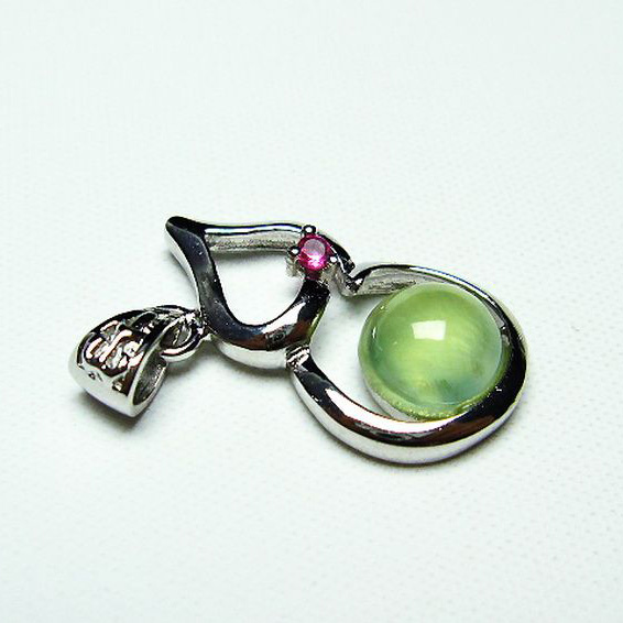 プレナイト ペンダント [T442-1891]