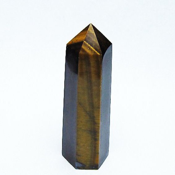 タイガーアイ※黄虎目石 六角柱[T443-4458]