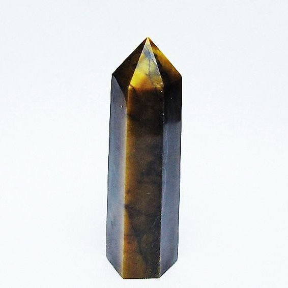 タイガーアイ※黄虎目石 六角柱[T443-4606]