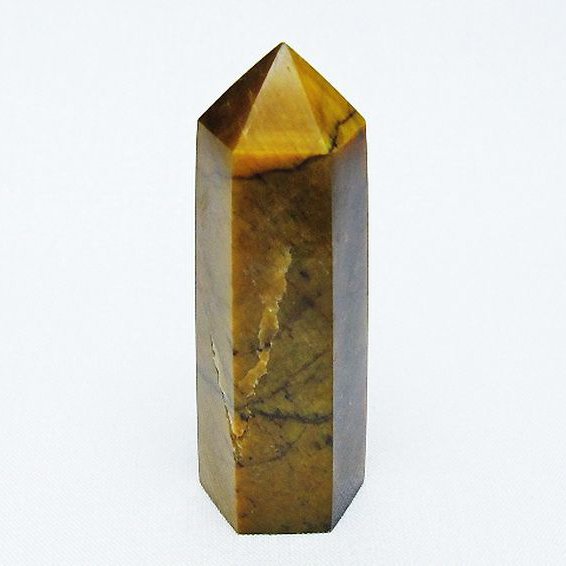 タイガーアイ※黄虎目石 六角柱[T443-4677]