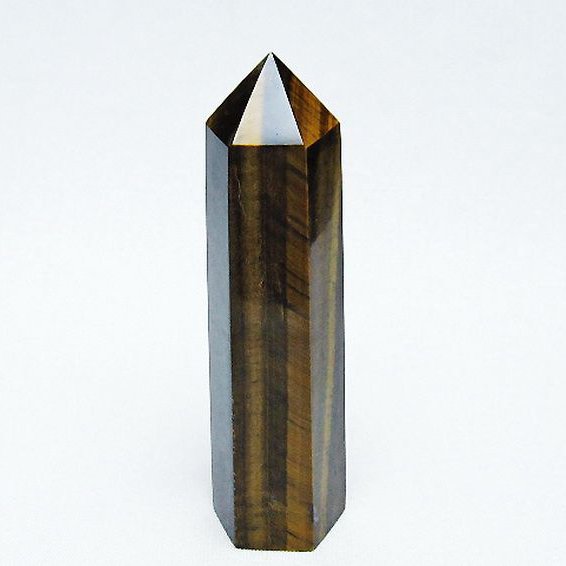 タイガーアイ※黄虎目石 六角柱[T443-4714]