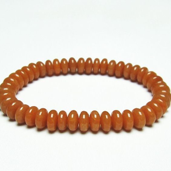 赤インド翡翠  ブレスレット 8mm [T445-1629]
