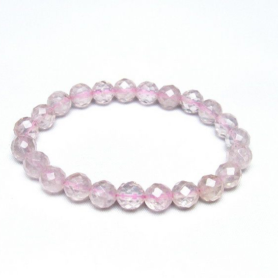 ローズクォーツ ブレスレット 8mm [T446-1943]