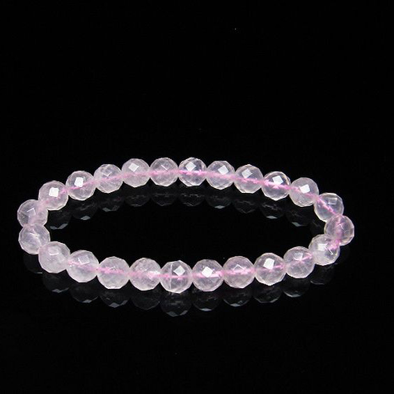 ローズクォーツ ブレスレット 8mm [T446-1980]