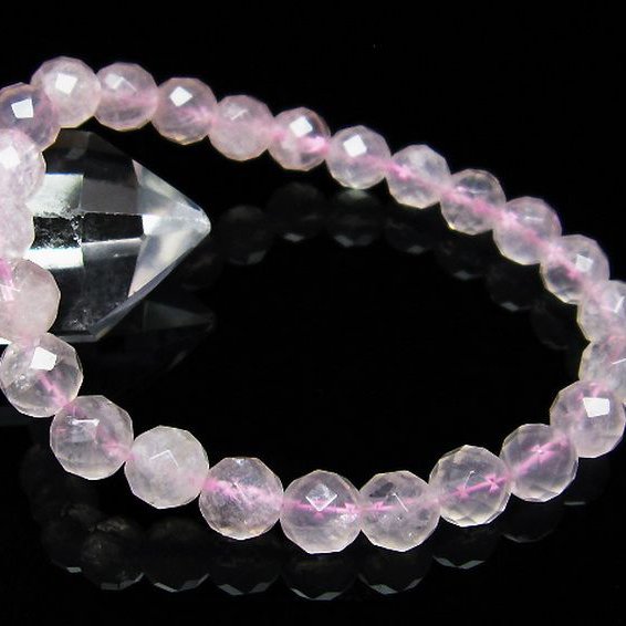 ローズクォーツ ブレスレット 8mm [T446-2021]