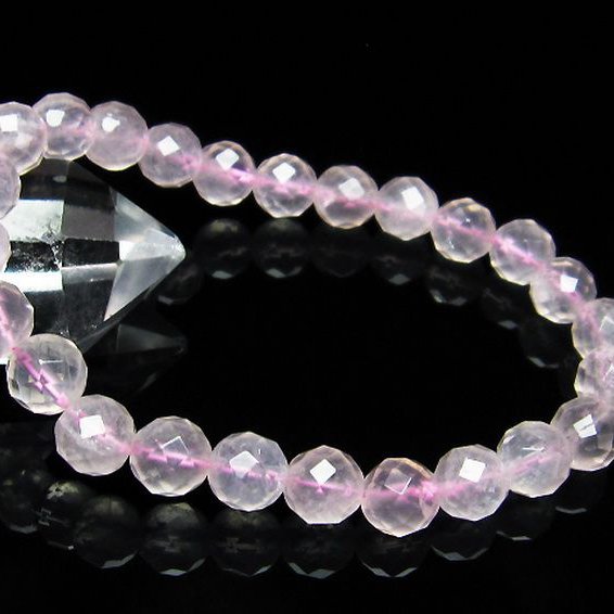 ローズクォーツ ブレスレット 8mm [T446-2061]