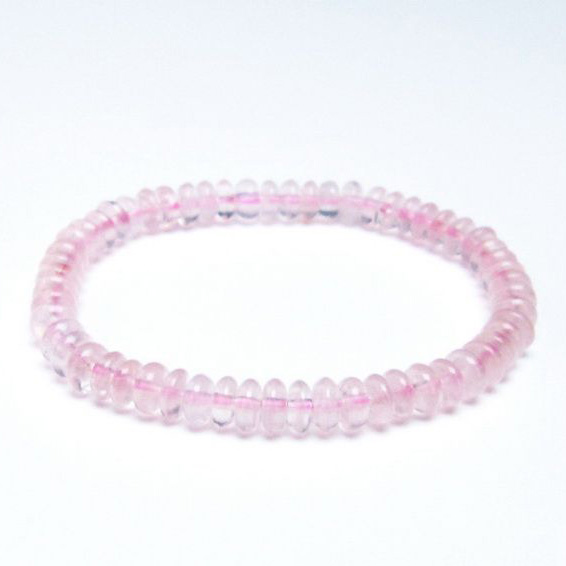 ローズクォーツ ブレスレット 6mm [T446-2337]