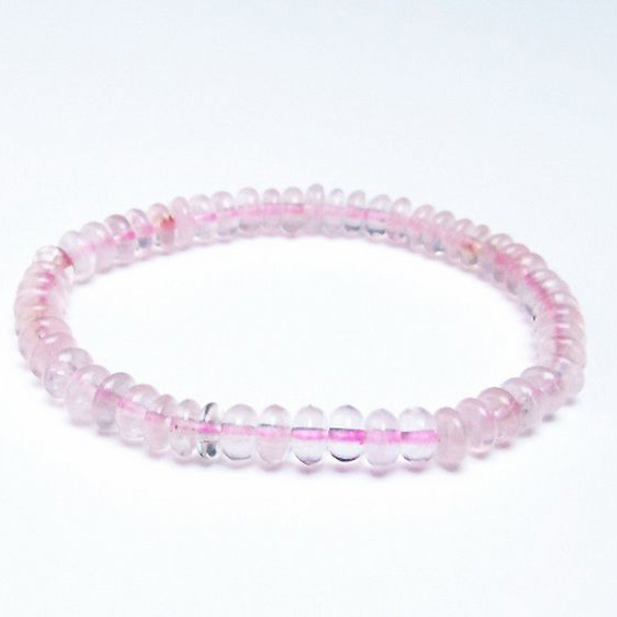 ローズクォーツ ブレスレット 6mm [T446-2342]