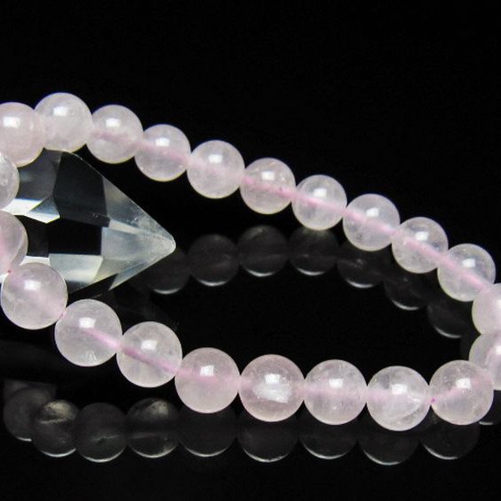 ローズクォーツ ブレスレット 9mm [t446-2869]