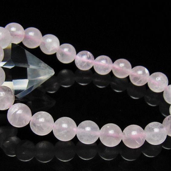 ローズクォーツ ブレスレット 9mm [t446-2892]