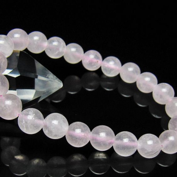 ローズクォーツ ブレスレット 9mm [t446-2896]