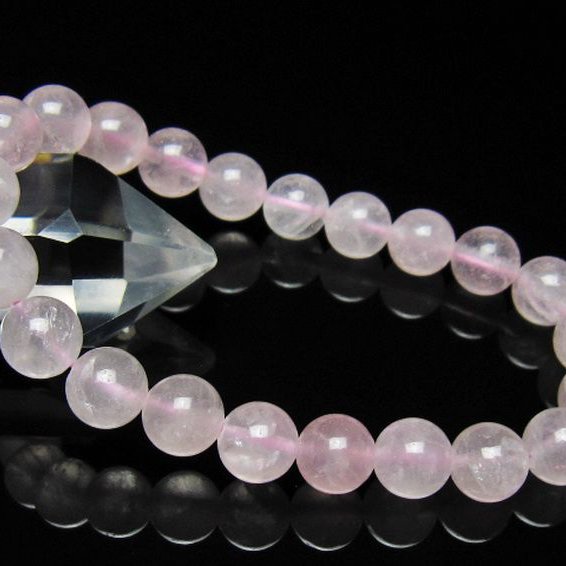 ローズクォーツ ブレスレット 9mm [t446-2911]