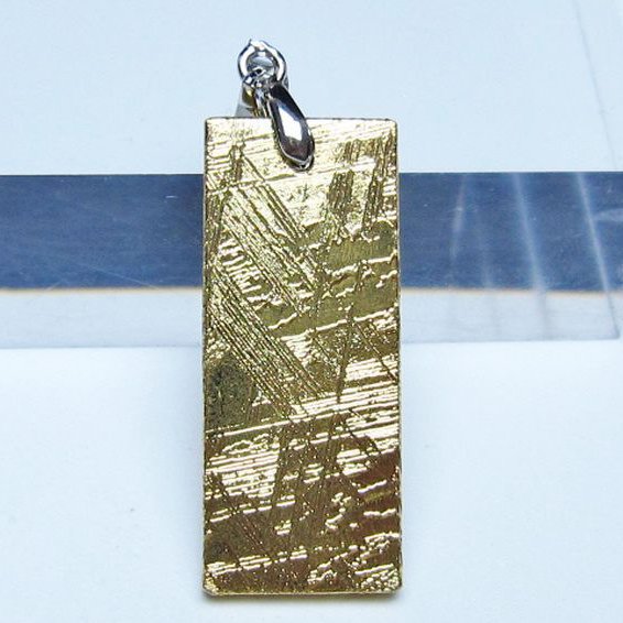 ゴールドギベオン メテオライト ペンダント [t452-3697]