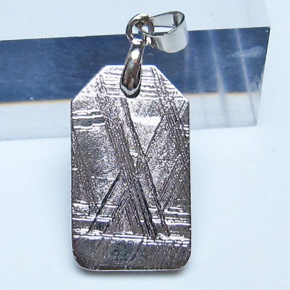 シルバーギベオン メテオライト ペンダント [t452-3774]