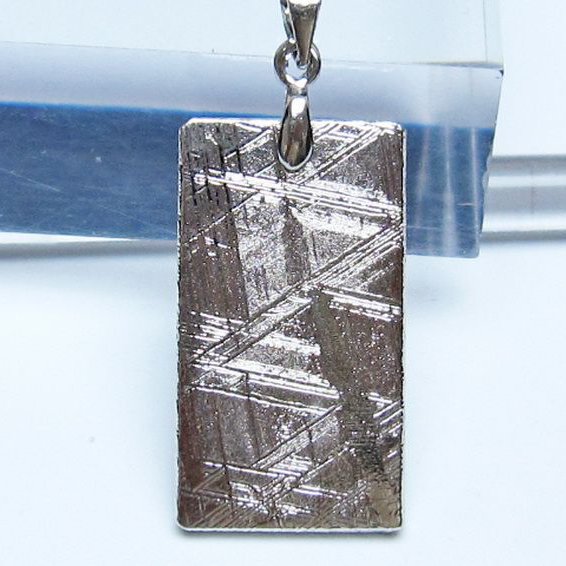 シルバーギベオン メテオライト ペンダント [t452-3815]