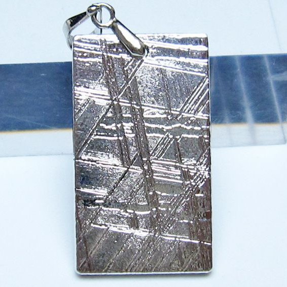 シルバーギベオン メテオライト ペンダント [t452-3823]