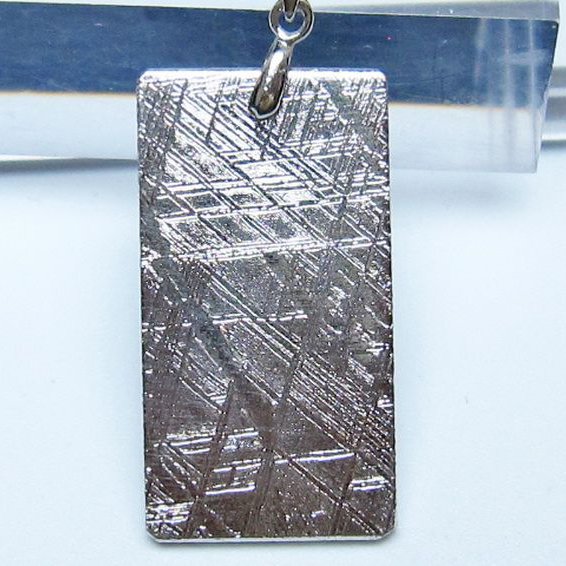 シルバーギベオン メテオライト ペンダント [t452-3843]