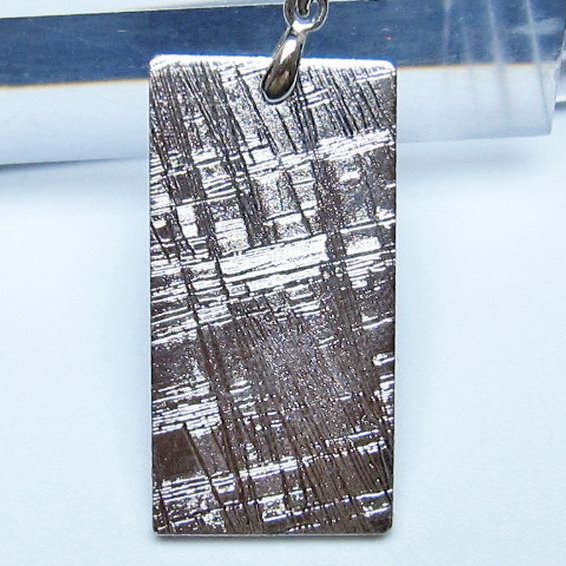 シルバーギベオン メテオライト ペンダント [t452-3844]