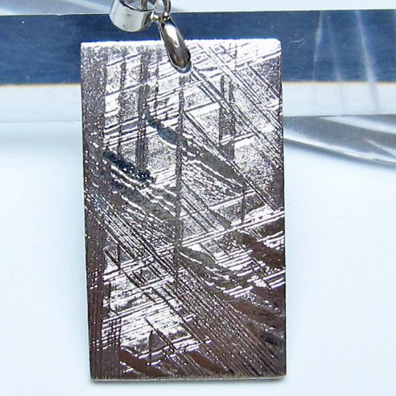 シルバーギベオン メテオライト ペンダント [t452-3858]