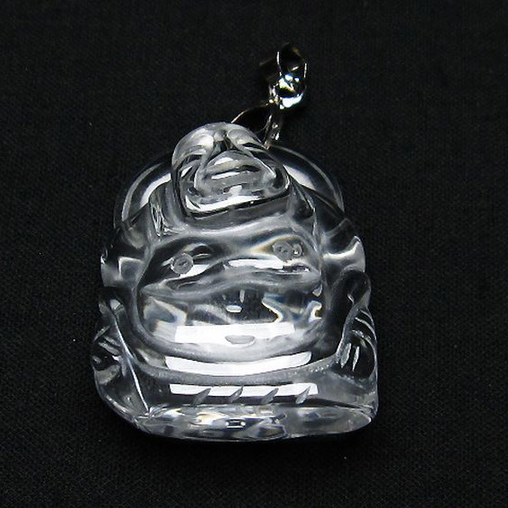 ヒマラヤ水晶 布袋様 ペンダント [T454-1587]