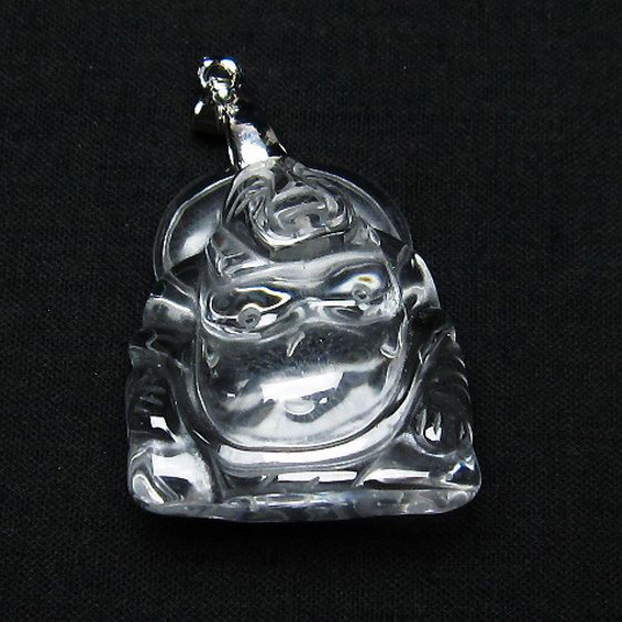 ヒマラヤ水晶 布袋様 ペンダント [T454-1597]