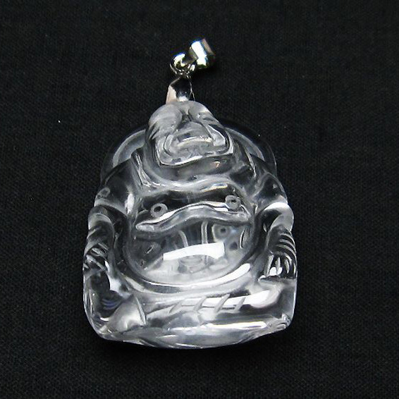 ヒマラヤ水晶 布袋様 ペンダント [T454-1604]