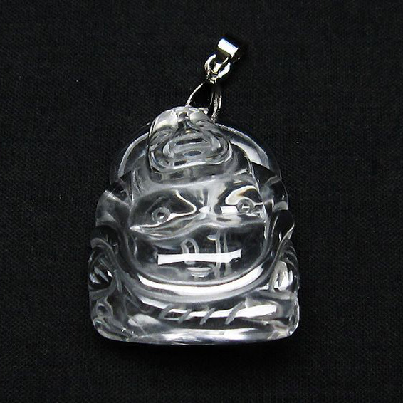 ヒマラヤ水晶 布袋様 ペンダント [T454-1608]