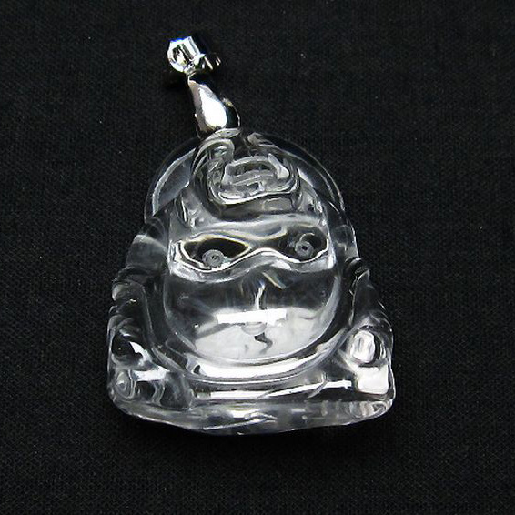 ヒマラヤ水晶 布袋様 ペンダント [T454-1617]