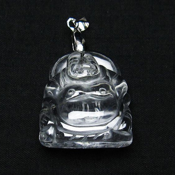 ヒマラヤ水晶 布袋様 ペンダント [T454-1621]